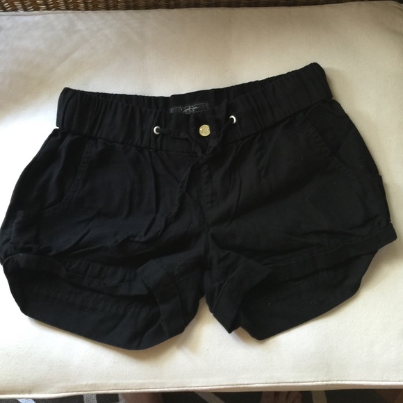 Jessica Simpson black Cotton Shorts
