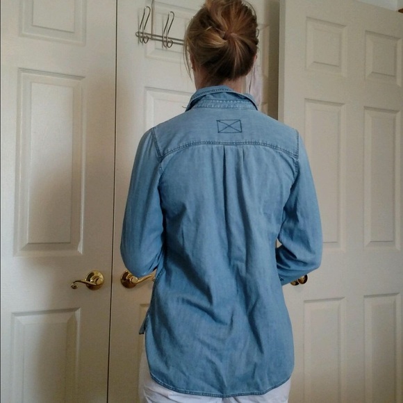 Denim Button Up - Picture 2 of 2