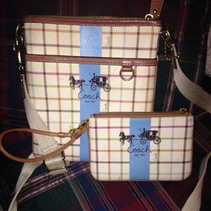 Coach cross body AND wristlet