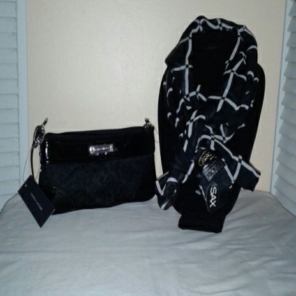 T.H.HANDBAG & SAX SCARF !! SALE!!