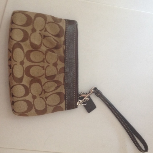 Coach Clutches & Wallets - brown Coach wristlet