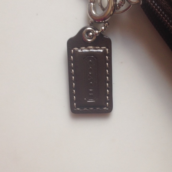 brown Coach wristlet - Picture 3 of 3