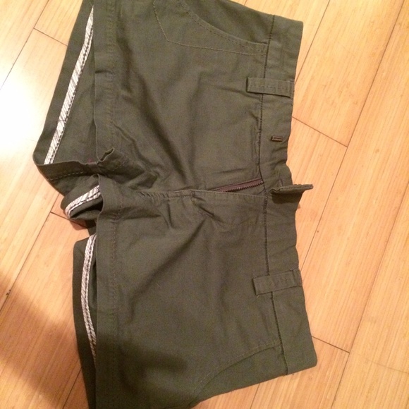 Olive green Volcom shorts