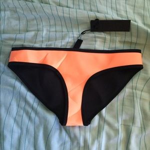 Triangl Orange bikini bottoms