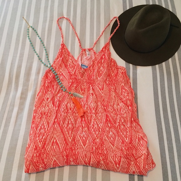 FREE PEOPLE Printed Maxi Slip Dress