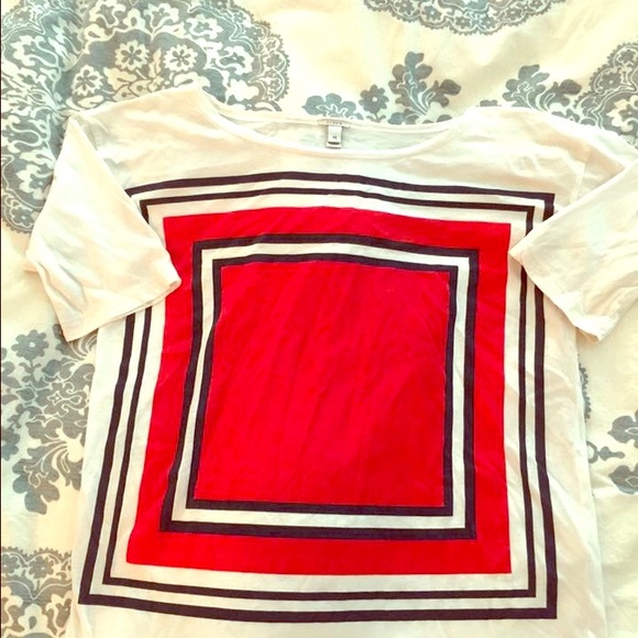 JCrew Colorblock tee - NEW PRICE DROP!!