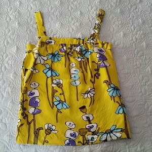 J. Crew Campo di Fiori Silk Tank size XS