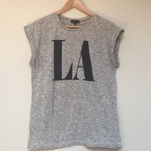 Topshop LA Muscle Tee