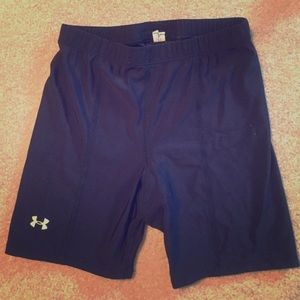 Under Armour dry fit compression shorts!
