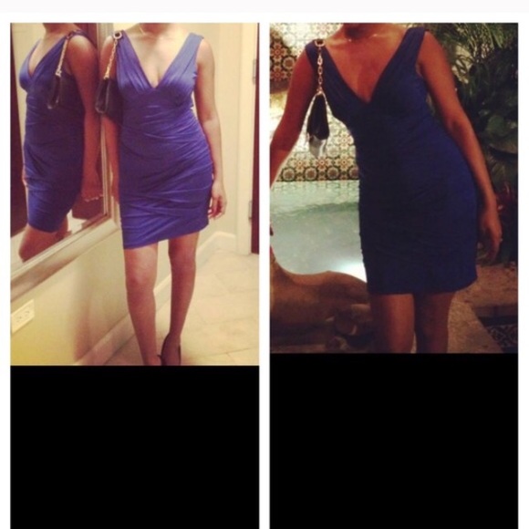 Cobalt blue cocktail dress!