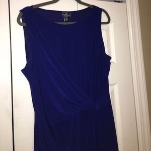 Royal blue dress