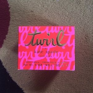 Twirl by Kate spade body lotion