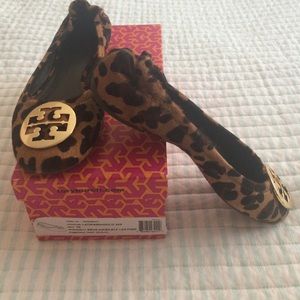 Tory Burch Reva Calf Hair Flats