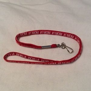 BUNDLE OF 10 LANYARDS! #1 MOM Red Lanyard