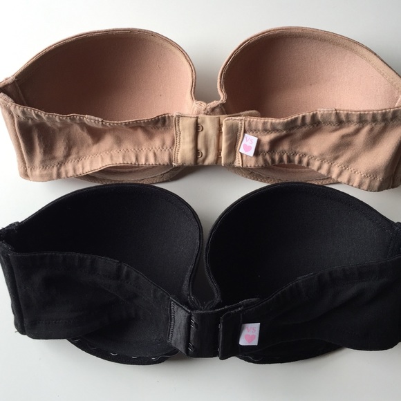 VS Multiway Strapless Push-up Bra Nude Black - Picture 2 of 4