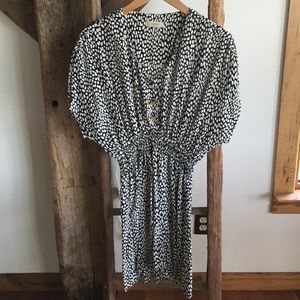 Black and white summer dress