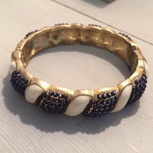 Blue and White Bracelet