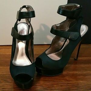 BEBE black heels