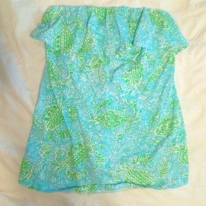 Lilly Pullitzer Strapless Top
