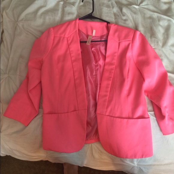 Cute hot pink blazer