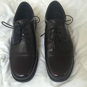 👞👟Adidas X rockport burgundy leather men's shoes