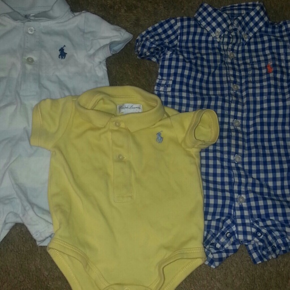 3m baby polo Ralph Lauren bundled & worn once