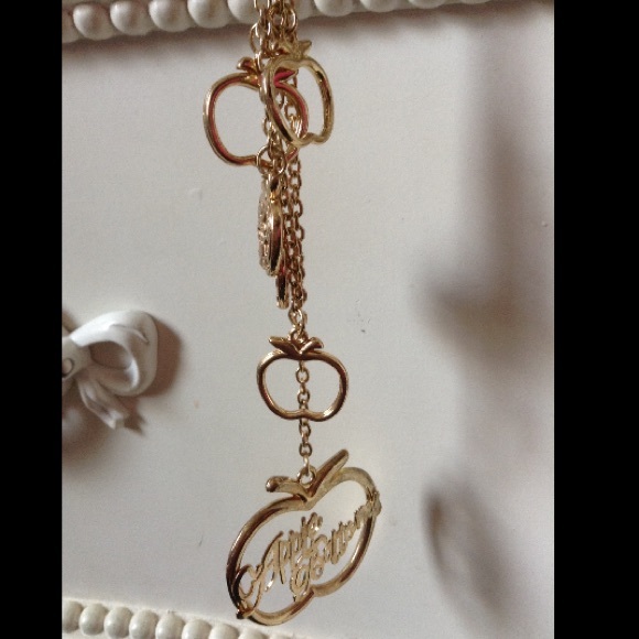 Gold Apple Bottoms Long Lecklace - Picture 2 of 4