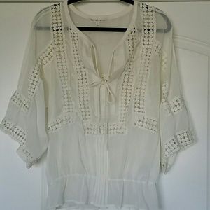 Sheer Boho Cream top!