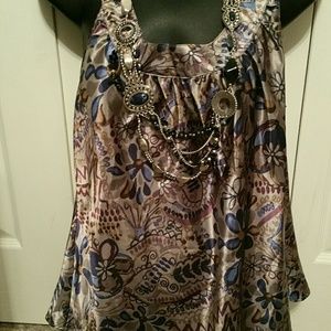 Multi color blouse by pierre cardin