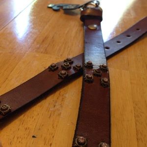 Leather belt Leather belt