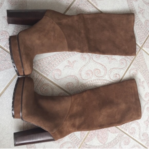 🌈Super Sexy & Gorgeous Brown suede, platform size 35 boots - Picture 3 of 6