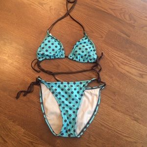 Polka Dot String Bikini