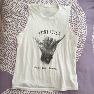 Brandy Melville RARE Hang Loose Muscle Shirt