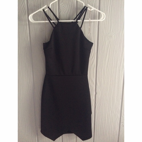 Asymmetrical bodycon dress