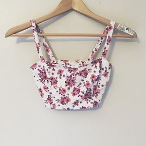 Floral crop top