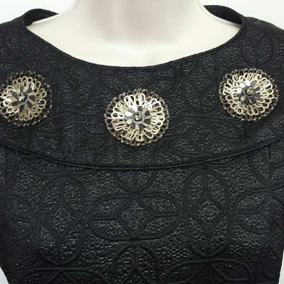 (Sold) Black dress by Kay Unger - Picture 2 of 4