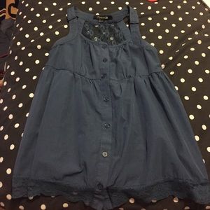 navy blue forever 21 top