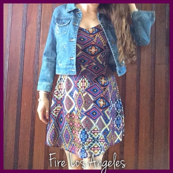 Fire Los Angeles Dresses & Skirts - 🎉HP🎉Tribal Dress