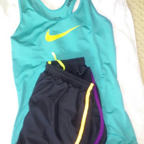 Nike dri-fit shorts and dri fit. Tank - Picture 2 of 4
