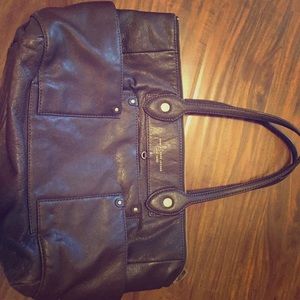 Brown leather Marc by Marc Jacobs handbag.