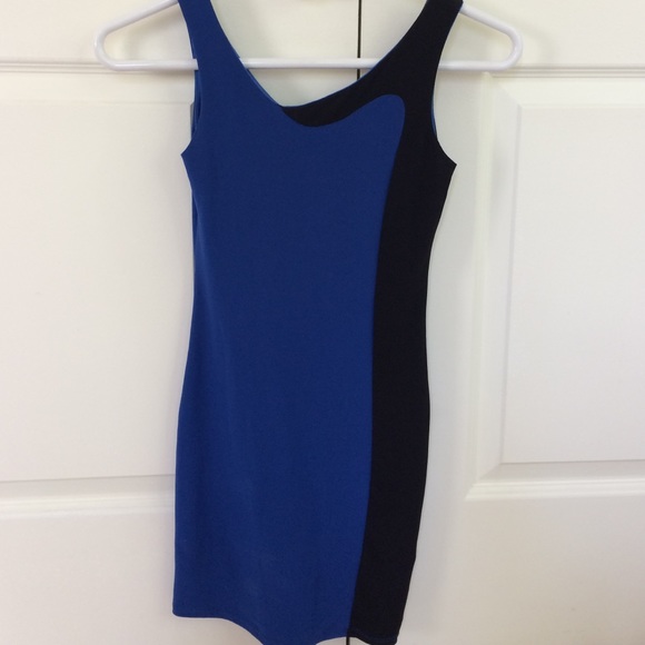 Blue black dress size 8