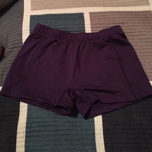 Purple Exercise Shorts