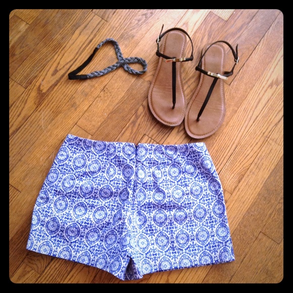 Blue Aztec short
