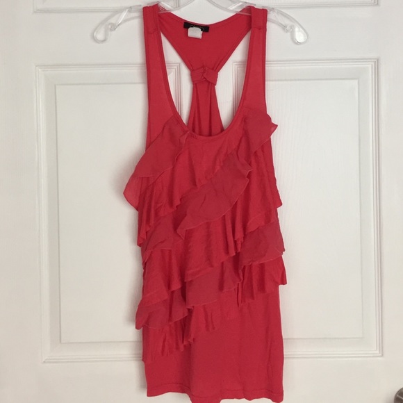 Deb ruffle tank