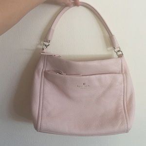 Kate spade leather baby pink purse.