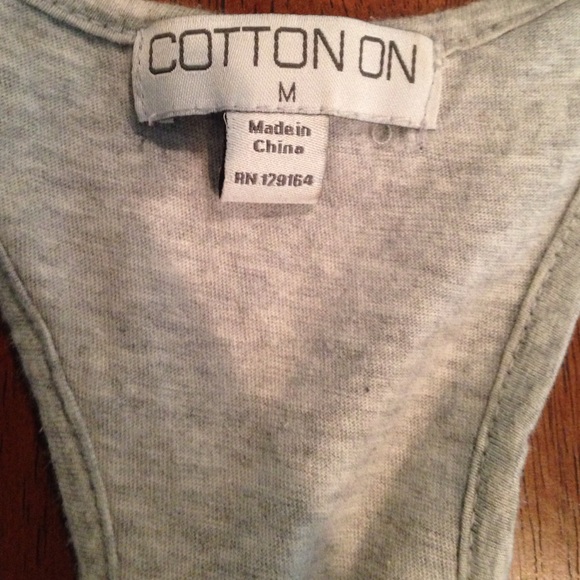 Cotton On Tank w/ Zebra picture - Picture 2 of 3
