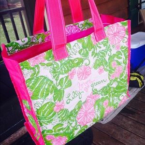 Lilly Pulitzer beach bag