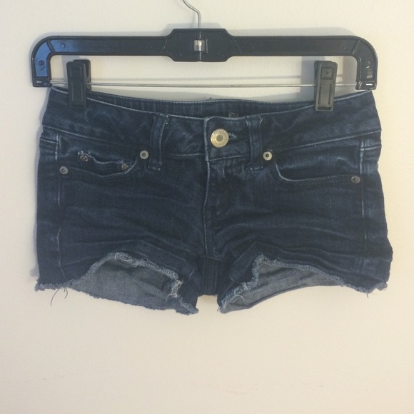 AEO Dark Denim Shorts