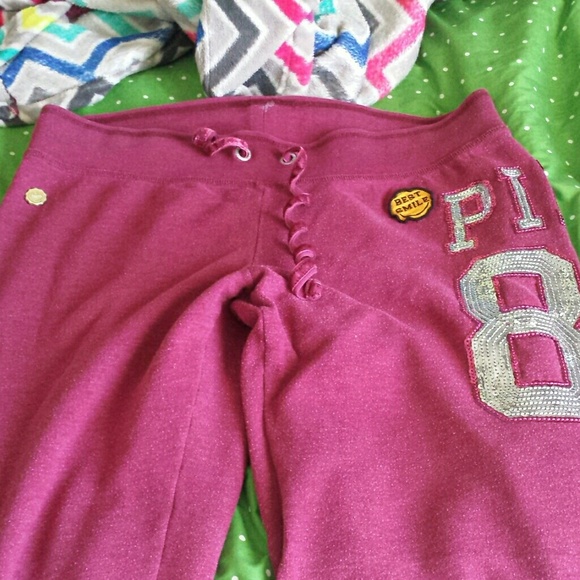 Pink sweats