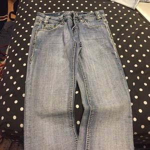 Never worn, rock and roll jeans